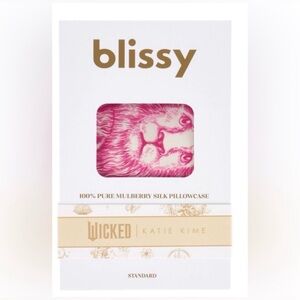 Wicked x Blissy Pillowcase Glinda Pink Standard 600 Thread Fantabulous NIB